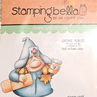 Stamping Bella  - Gnome Nurse - Rubber Stamp Set