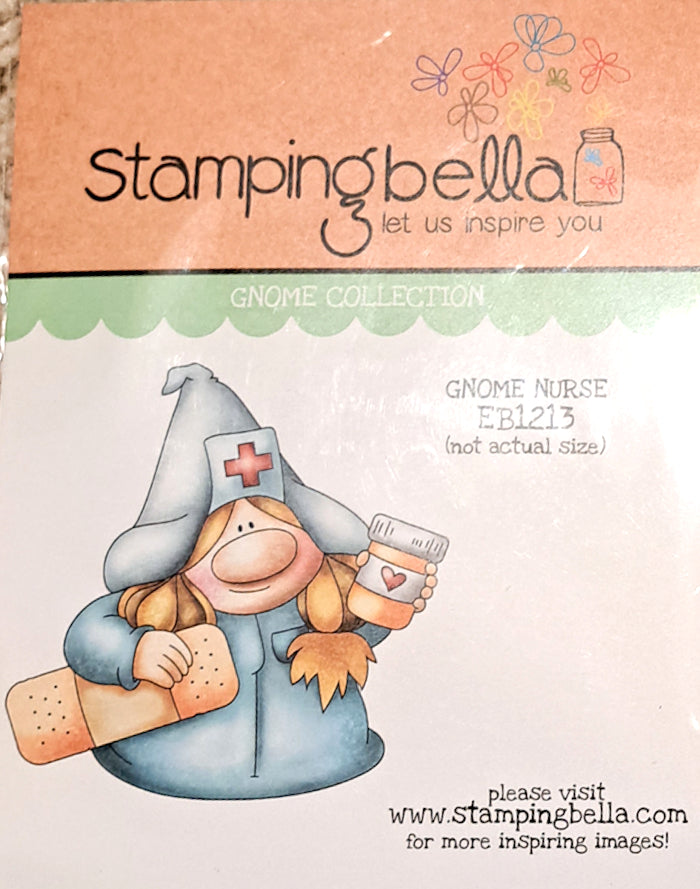 Stamping Bella  - Gnome Nurse - Rubber Stamp Set