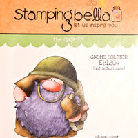 Stamping Bella - Gnome Soldier - Rubber Stamp Set