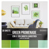 12" x 12" paper pad - Green Promenade