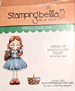 Stamping Bella  - Oddball Oz Dorothy & Toto - Rubber Stamp Set