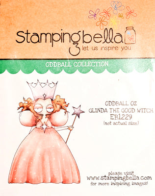 Stamping Bella  - Oddball Oz Glinda the Good Witch - Rubber Stamp Set