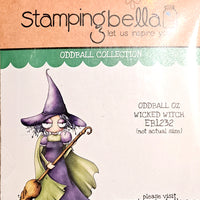 Stamping Bella  - Oddball Oz Wicked Witch - Rubber Stamp Set