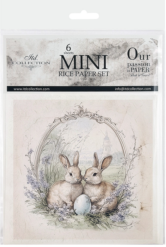 Bunnies 2 - rice paper set
