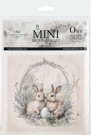 Bunnies 2 - rice paper set