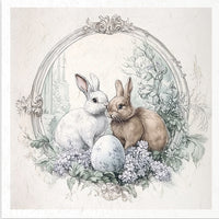 Bunnies 2 - rice paper set