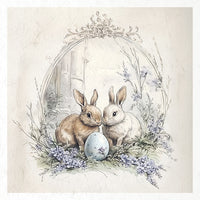 Bunnies 2 - rice paper set