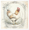 Hens 2 - rice paper set