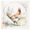 Hens 2 - rice paper set