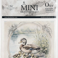 Home sweet home ducks - rice paper set