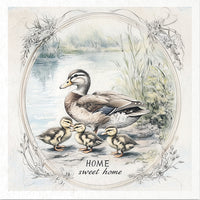 Home sweet home ducks - rice paper set