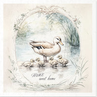 Home sweet home ducks - rice paper set