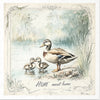 Home sweet home ducks - rice paper set