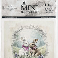 Home sweet home bunnies - rice paper set