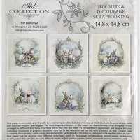 Home sweet home bunnies - rice paper set