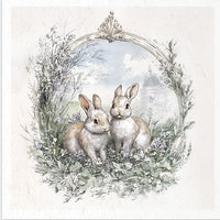 Home sweet home bunnies - rice paper set