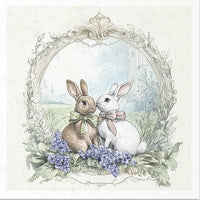 Home sweet home bunnies - rice paper set