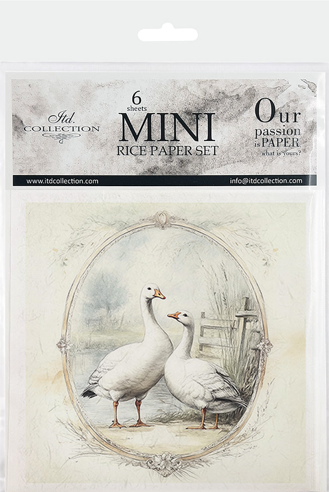 Geese 2 - rice paper set