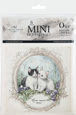 Home sweet home cats - rice paper set