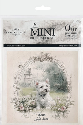 Home sweet home dogs - rice paper set