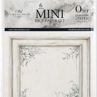 Floral Shabby Chic Frames - rice paper set