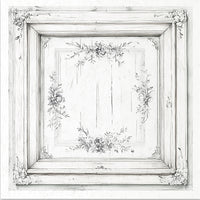 Floral Shabby Chic Frames - rice paper set