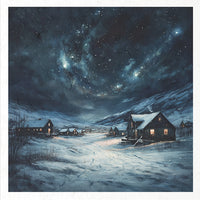 Winter Night 1 - rice paper set