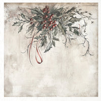 Winter Florals 4 - rice paper set