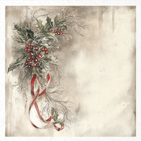 Winter Florals 4 - rice paper set