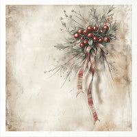 Winter Florals 3 - rice paper set