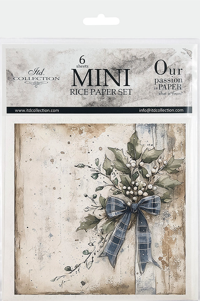 Winter Florals 2 - rice paper set