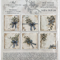 Winter Florals 2 - rice paper set