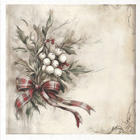 Winter Florals 1 - rice paper set