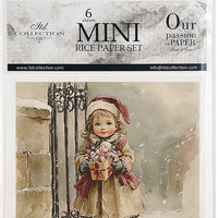 Kids at Winter 9 - rice paper set