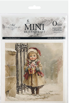 Kids at Winter 9 - rice paper set