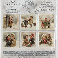 Kids at Winter 9 - rice paper set