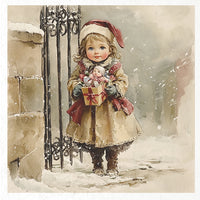 Kids at Winter 9 - rice paper set