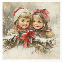 Kids at Winter 9 - rice paper set