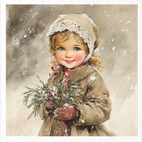 Kids at Winter 8 - rice paper set