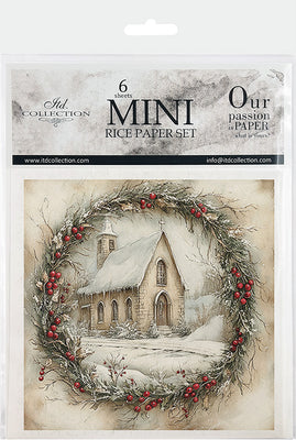 Winter Village 2 - rice paper set