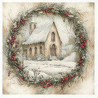 Winter Village 2 - rice paper set