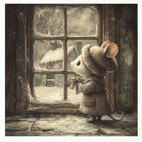 Winter Mice 2 - rice paper set