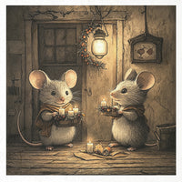 Winter Mice 2 - rice paper set