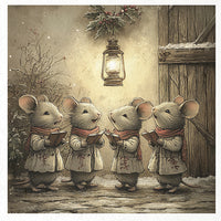 Winter Mice 2 - rice paper set