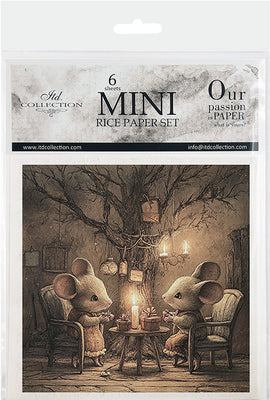 Winter Mice 1 - rice paper set