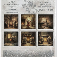 Winter Mice 1 - rice paper set