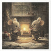 Winter Mice 1 - rice paper set