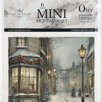 Winter Streets - rice paper set