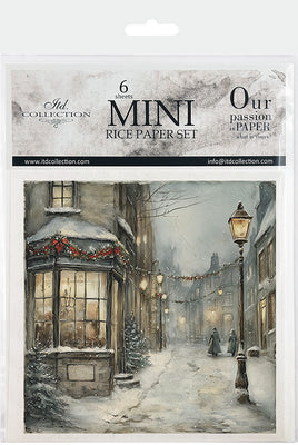 Winter Streets - rice paper set