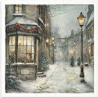 Winter Streets - rice paper set